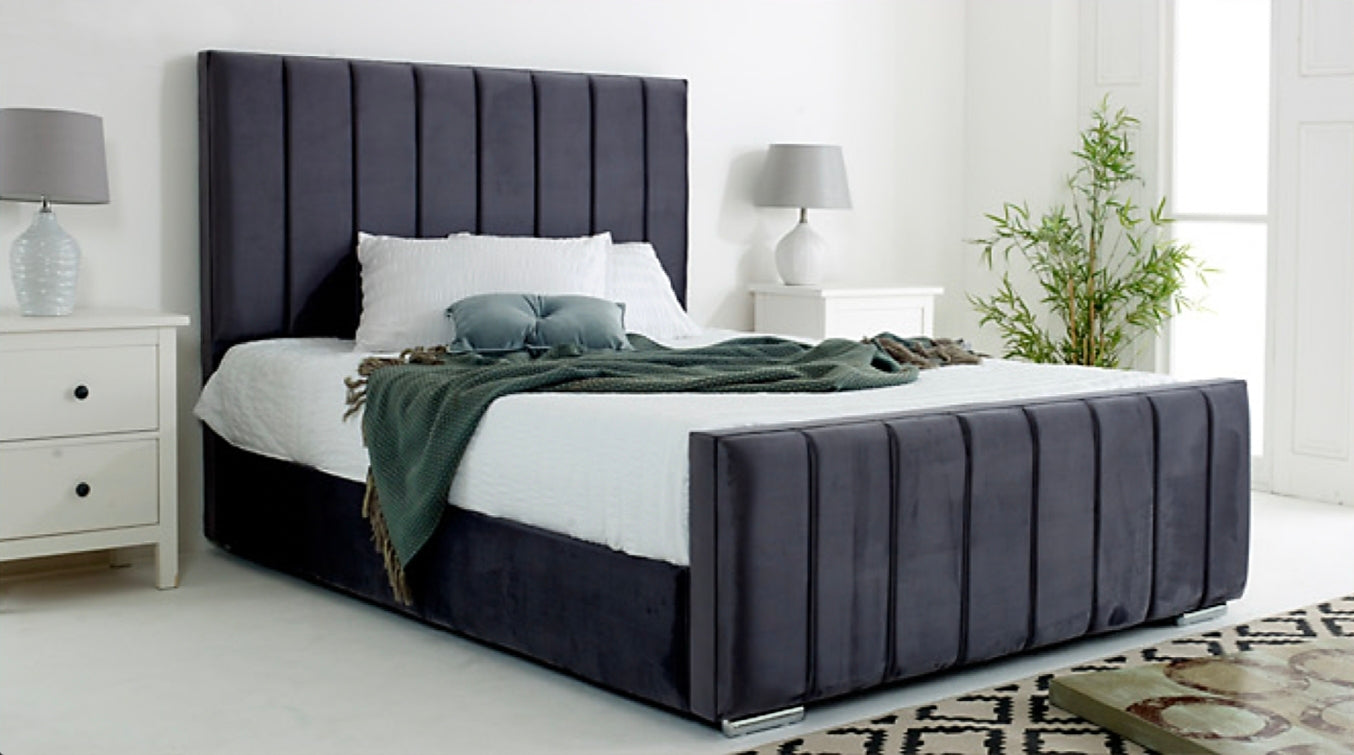 Coral Plush bed Frame in Steel